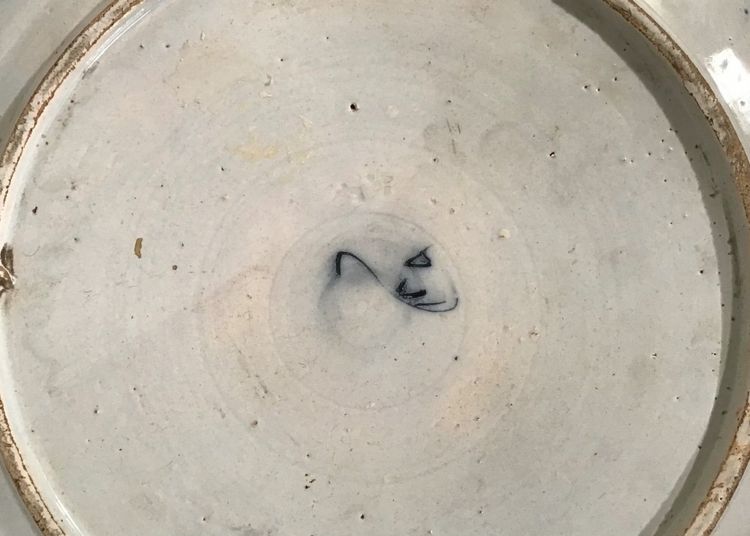 Large Delft Earthenware Dish, 18th Century