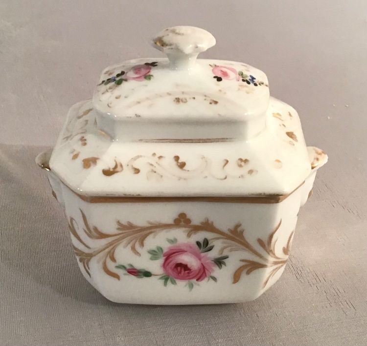 Solitär aus Pariser Porzellan, Louis-Philippe-Epoche