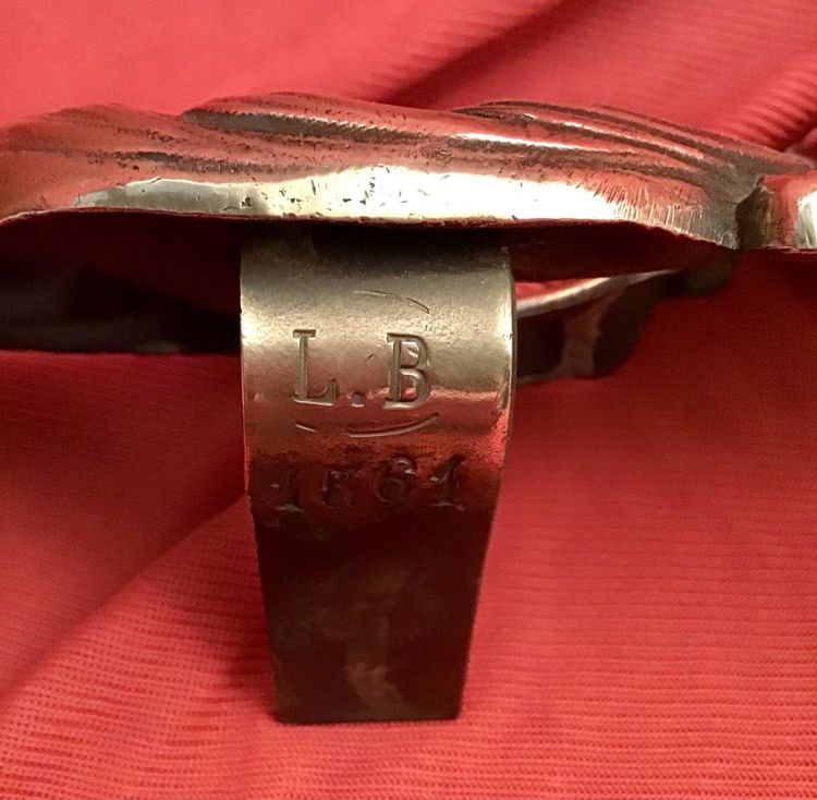Herdstange aus Bronze im Stil Ludwig XV.