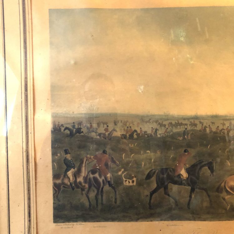 Scènes De Chasse à Courre d'après Alken , XIXème Siècle