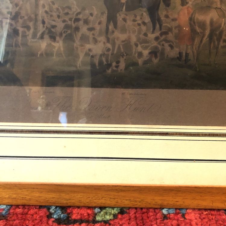 Scènes De Chasse à Courre d'après Alken , XIXème Siècle