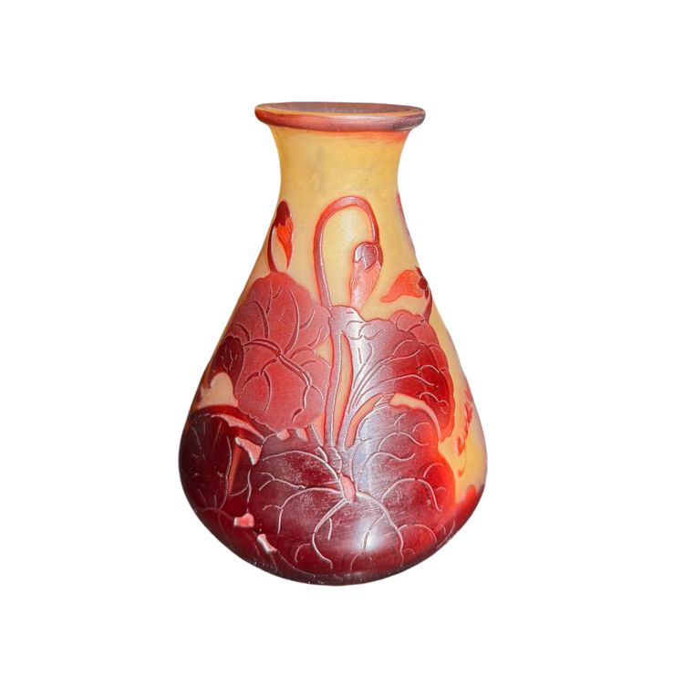 Emile Gallé: vaso di ciclamini