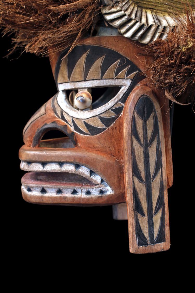Maschera Malagan, Tatanua, arte primitiva, arte oceaniana, Oceania, Arte del Pacifico, 45 cm