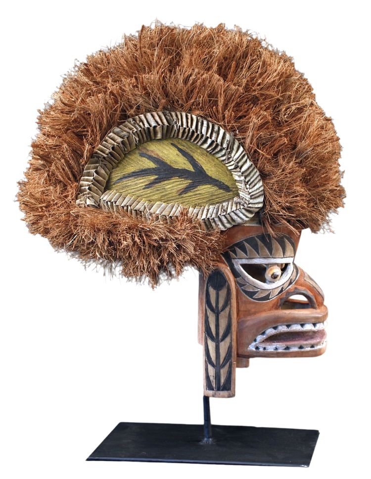 Maschera Malagan, Tatanua, arte primitiva, arte oceaniana, Oceania, Arte del Pacifico, 45 cm