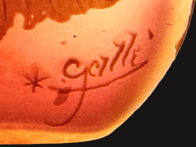 SEHR HÜBSCHE KLEINE SOLIFLOR-VASE ZEICHEN GALLE A L'ETOILE