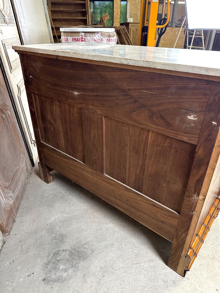 Commode style faux bambou circa 1880