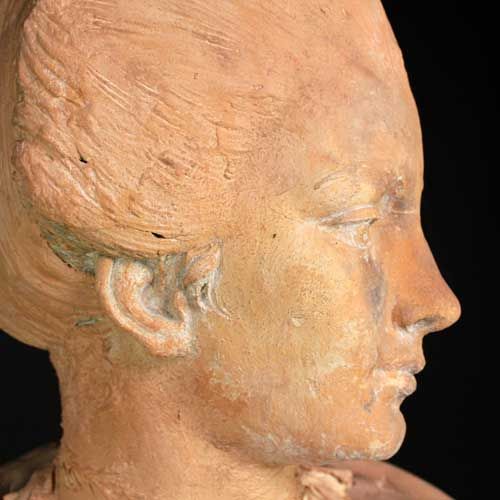 Sfinge in terracotta, XVIII secolo