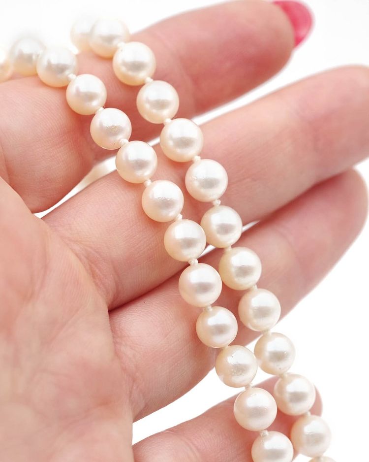 Collana di perle coltivate JKA con chiusura in oro 18 carati, collana Germania