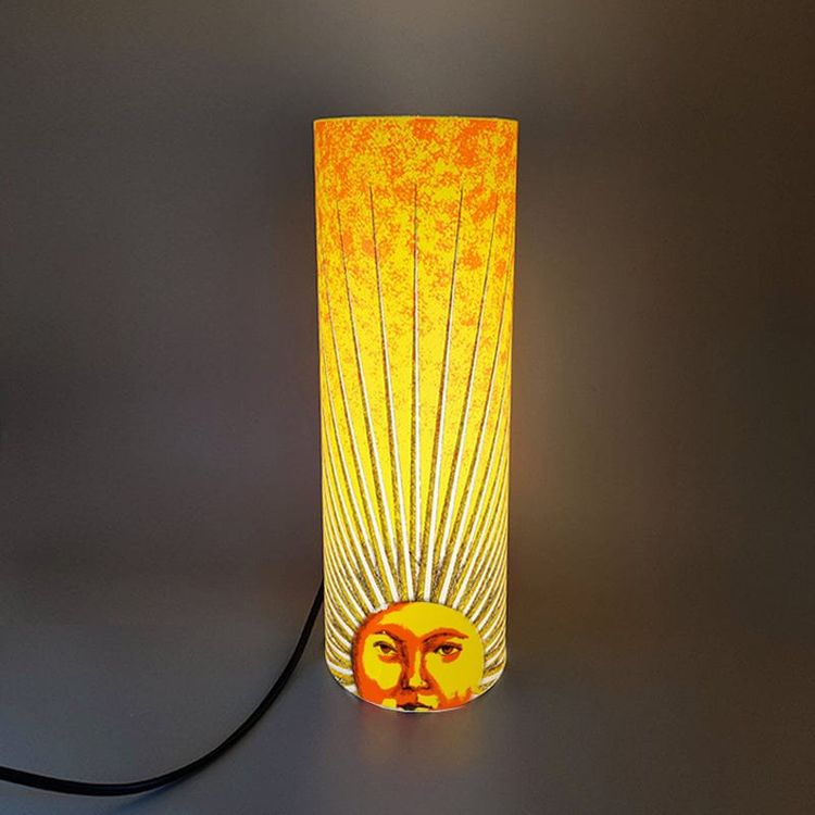 1990s Gorgeous "Sun" Table Lamp by Piero Fornasetti for Antonangeli