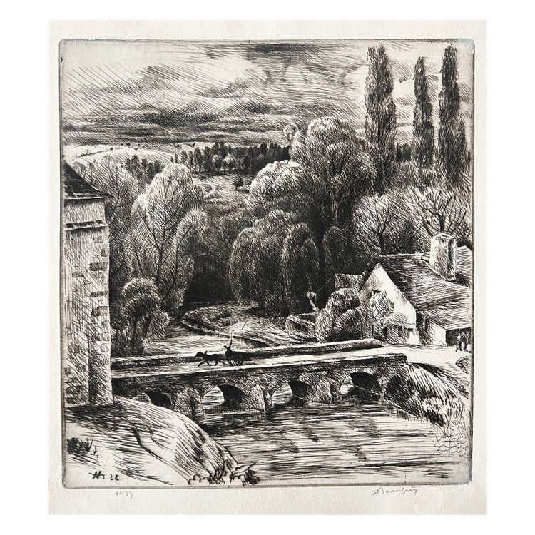 Pont-Scorff, Brittany, by Beaufrère, 1938