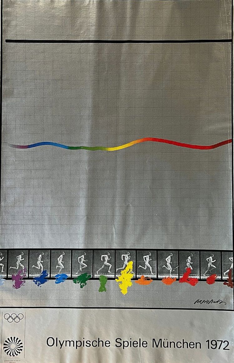 Olympic Games poster, Munchen, 1972