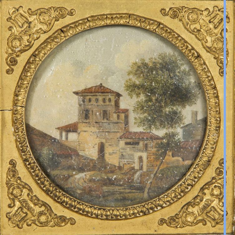 Italian School, Pair of miniatures, 18th century