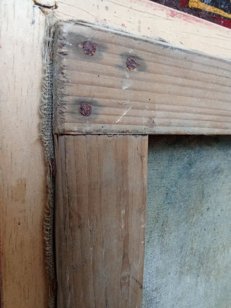Altes Ölgemälde Porträt junge Frau 19. Jahrhundert