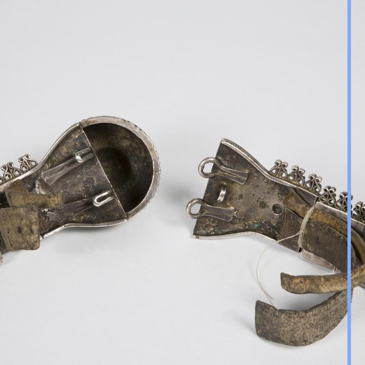 Cintura cerimoniale russa originale in argento, XIX secolo
