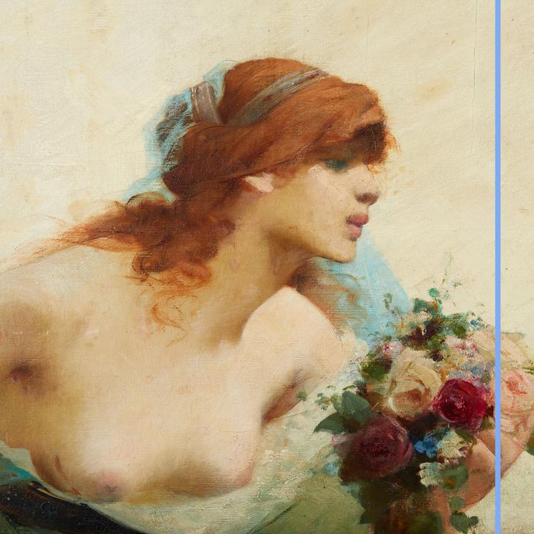Georges Picard (1857-1946), Öl auf Leinwand, Frühling, 20. Jahrhundert