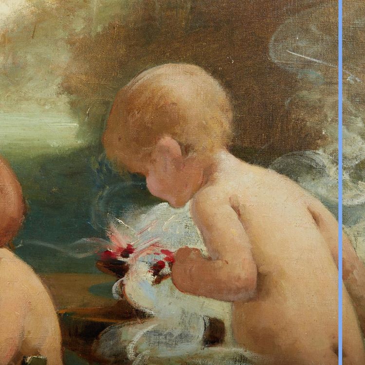 Georges Picard (1857-1946), Öl auf Leinwand, Frühling, 20. Jahrhundert