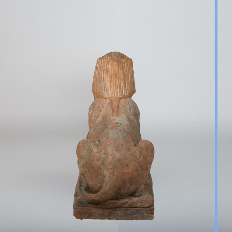 Sphinx en terre cuite, XIXe