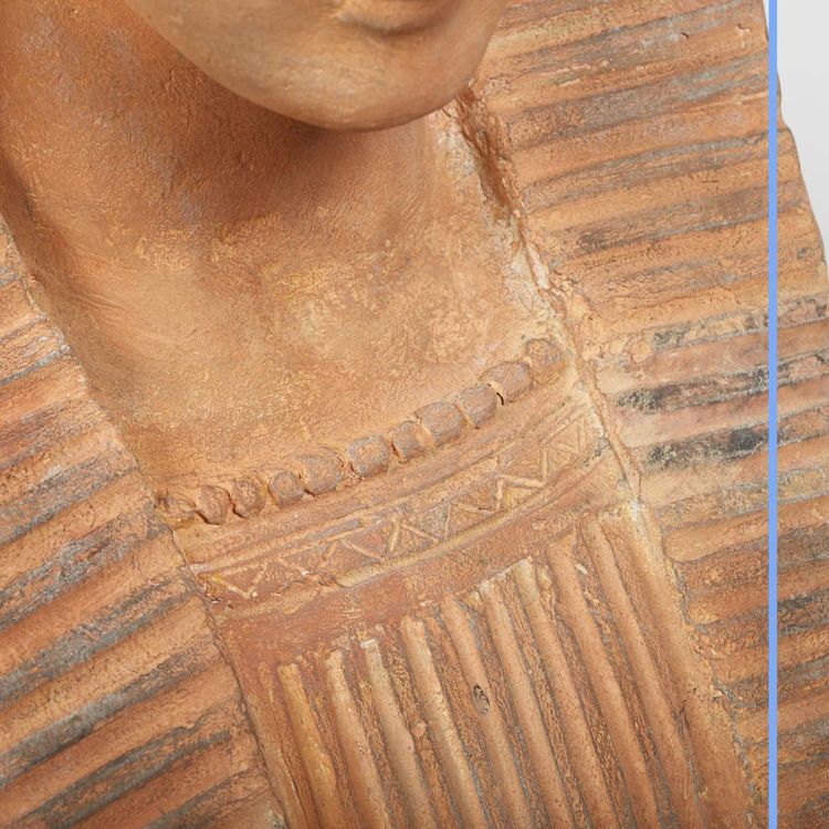 Sphinx en terre cuite, XIXe