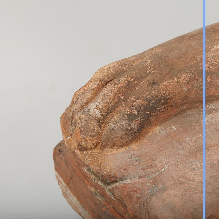 Sphinx en terre cuite, XIXe