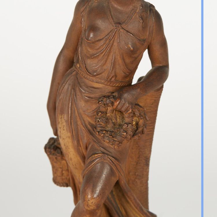 Donna all'antica, terracotta, XVIII secolo