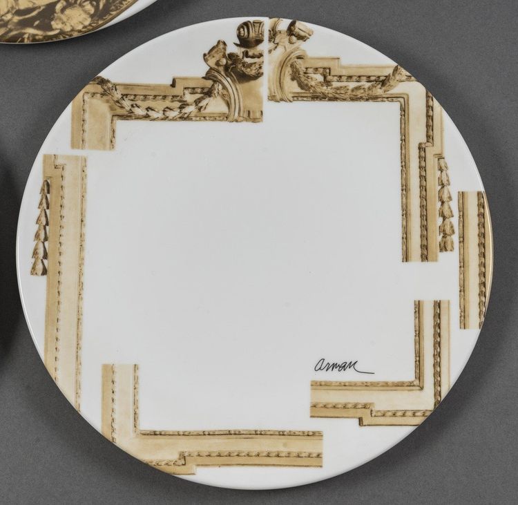 Suite of six "Frames éclatés" plates by ARMAN