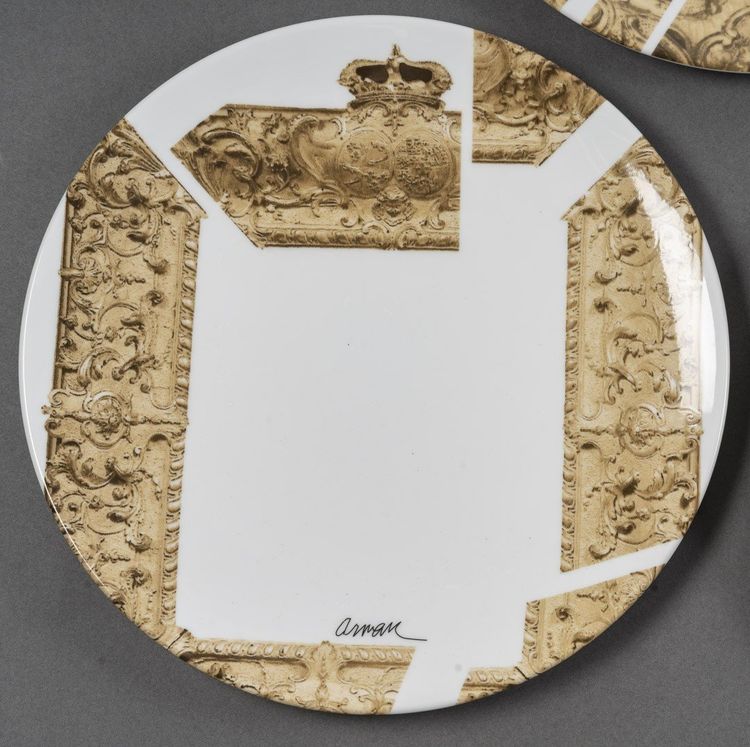 Suite of six "Frames éclatés" plates by ARMAN