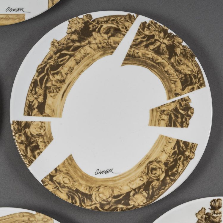 Suite of six "Frames éclatés" plates by ARMAN