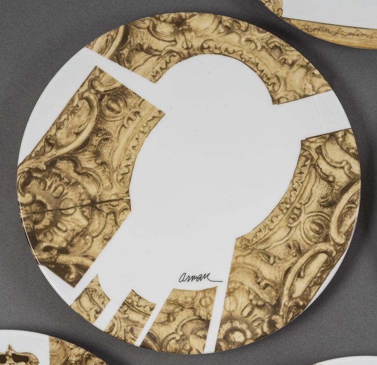 Suite of six "Frames éclatés" plates by ARMAN