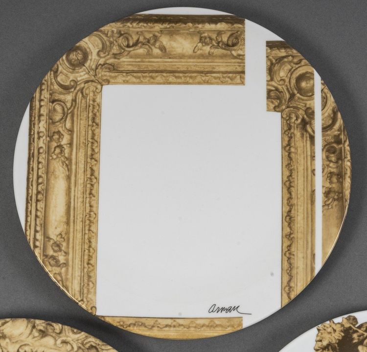 Suite of six "Frames éclatés" plates by ARMAN