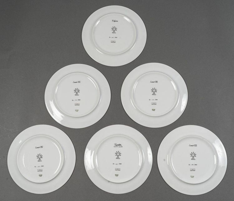 Suite of six "Frames éclatés" plates by ARMAN