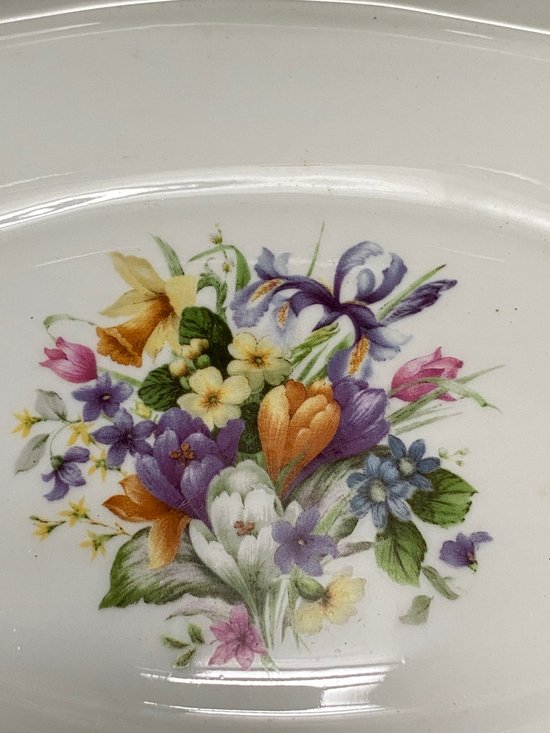 Very large German porcelain box