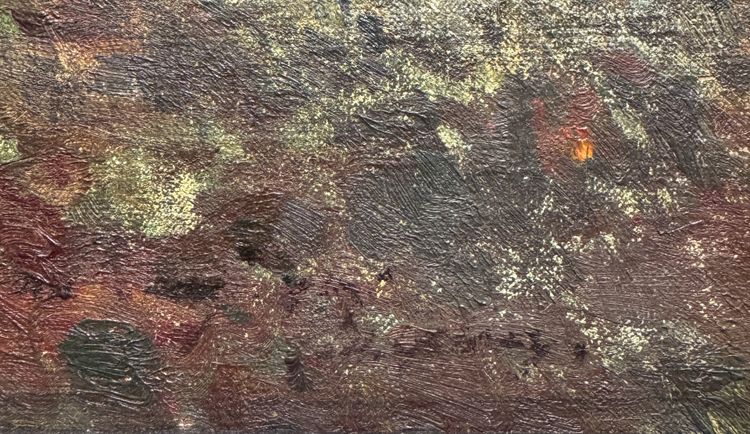Scuola impressionista francese - lungo il fiume, circa 1900