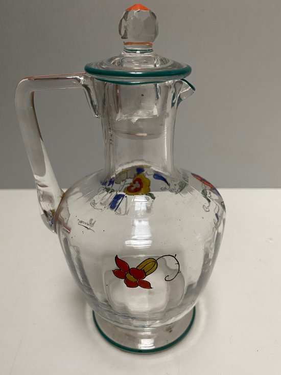 Decanter di cristallo di Sèvres con manico
