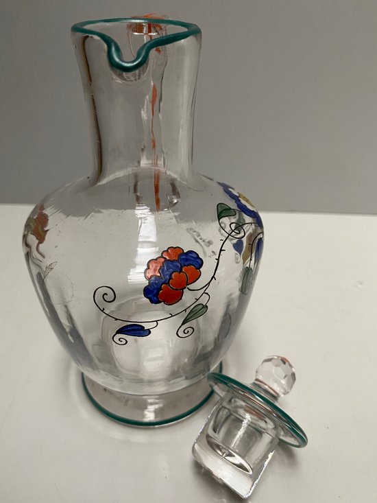 Decanter di cristallo di Sèvres con manico