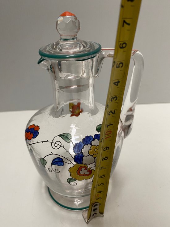 Decanter di cristallo di Sèvres con manico