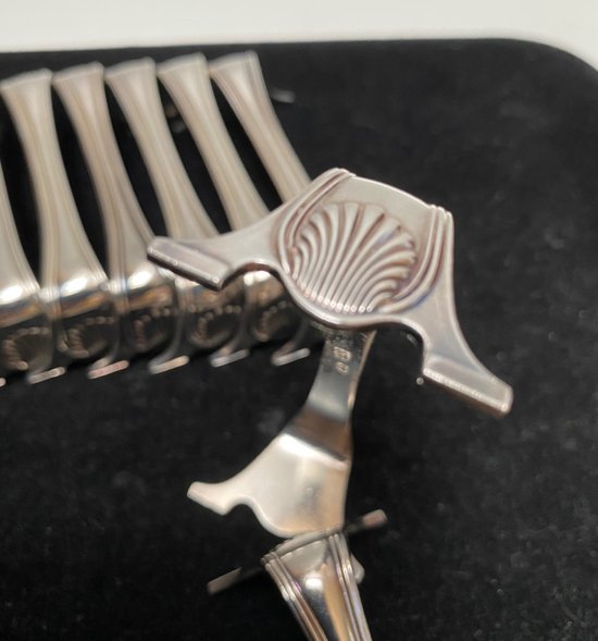 Set of twelve knife holders