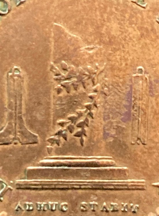 Jeton en bronze de la Loge " La Constance éprouvée " Orient de Paris - 1785