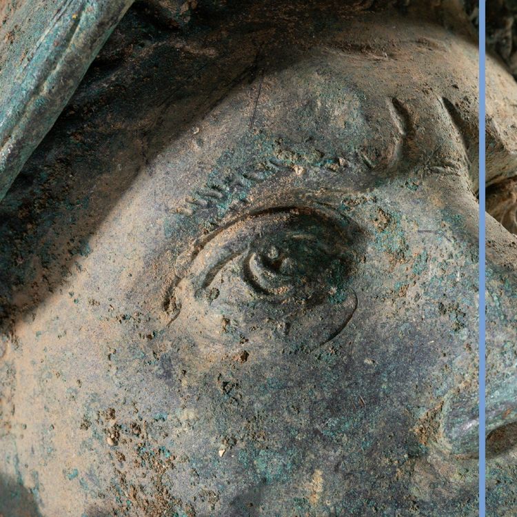 Wichtiger Kopf eines Kriegers oder Mars aus Bronze, XIX.