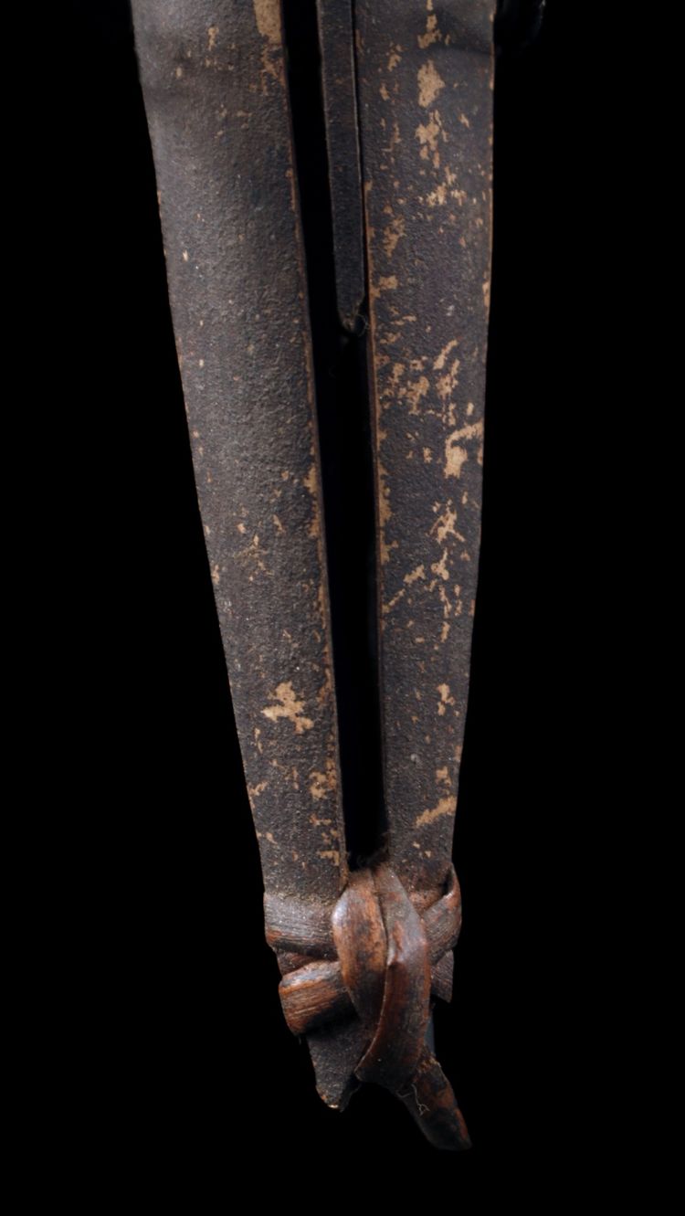 Guimbarde traditionnelle, instrument traditionnel, art océanien, art tribal, Océanie, 25 cm