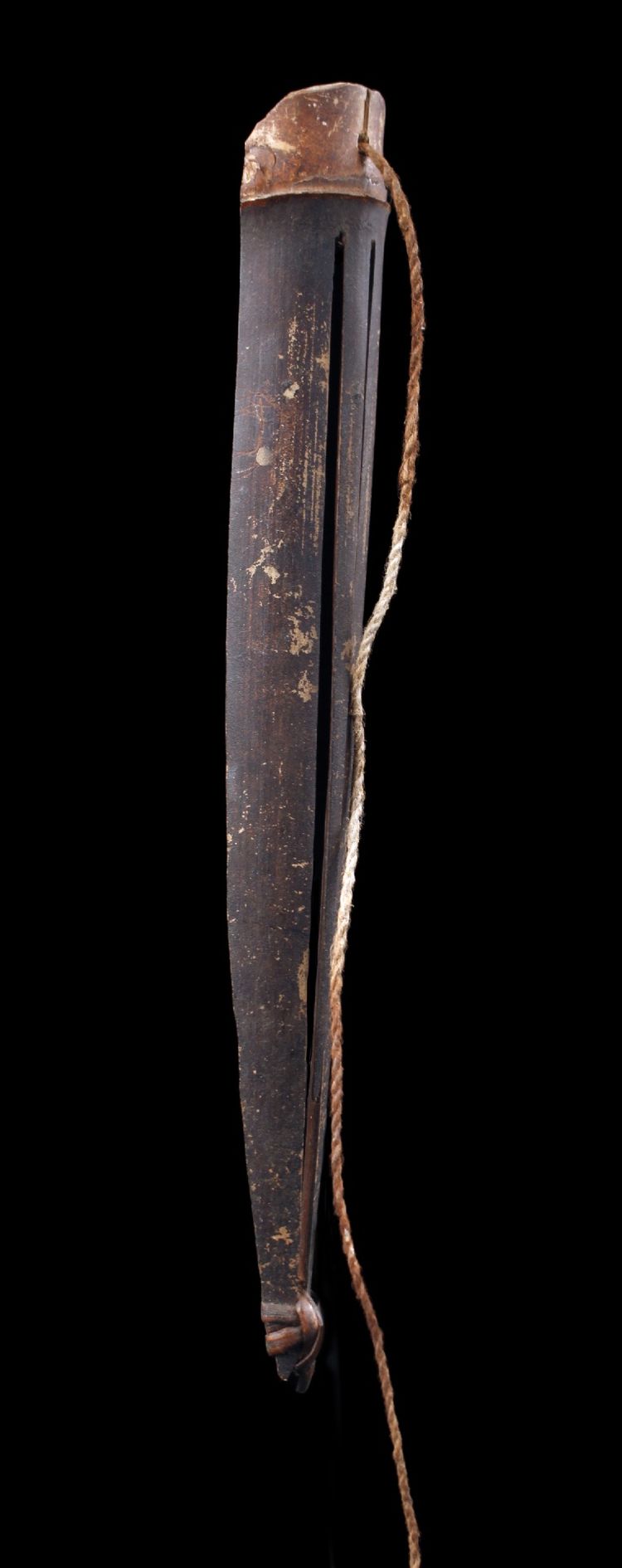 Guimbarde traditionnelle, instrument traditionnel, art océanien, art tribal, Océanie, 25 cm