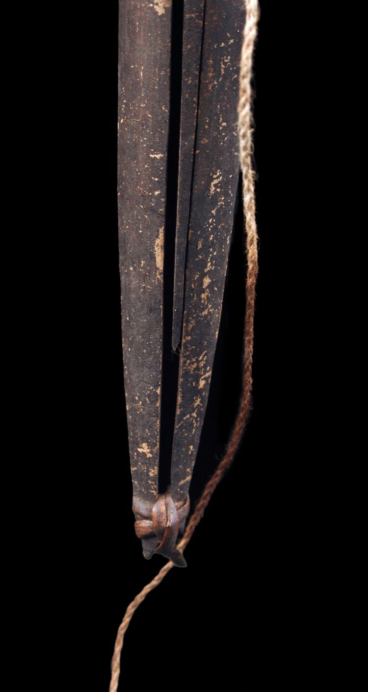 Guimbarde traditionnelle, instrument traditionnel, art océanien, art tribal, Océanie, 25 cm