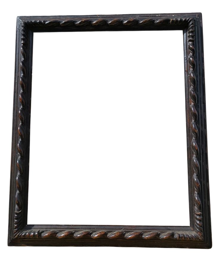Carved wood frame, 17th century