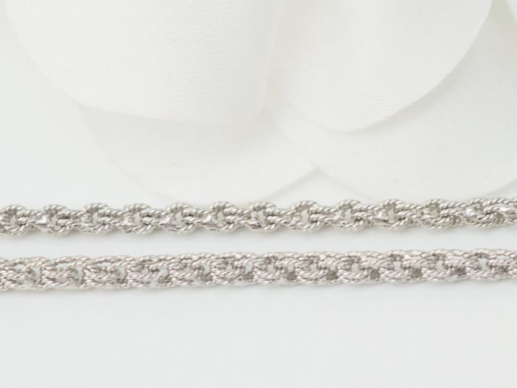 collana vintage in oro bianco