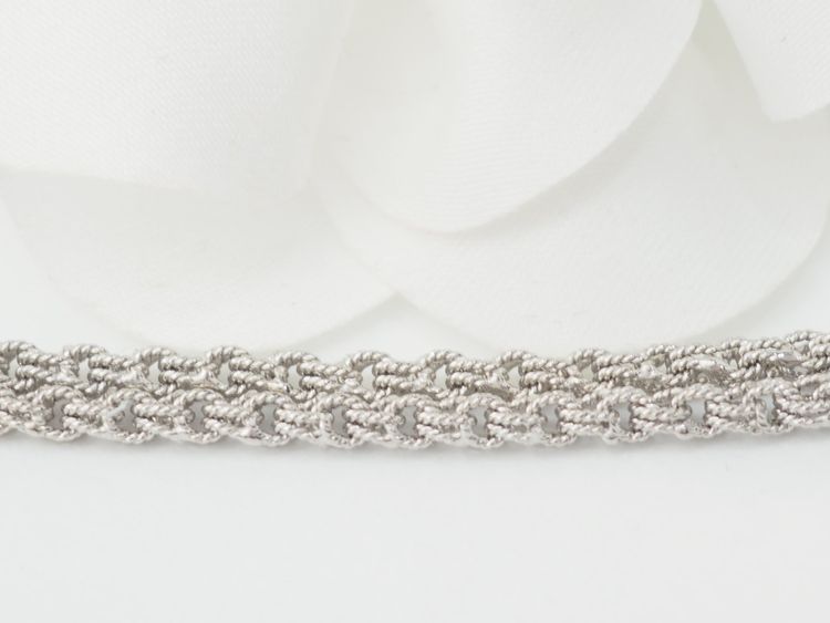collana vintage in oro bianco