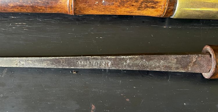 Canne-épée en bambou, lame acier de Solingen, XIXème siècle