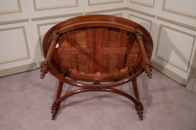 Louis XVI Style Oval Living Room Table