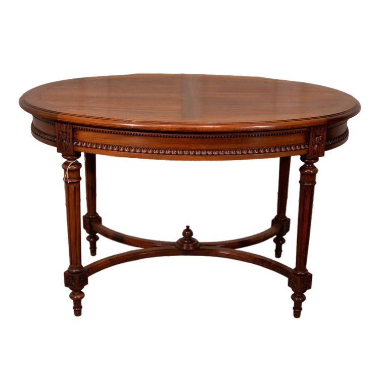 Louis XVI Style Oval Living Room Table