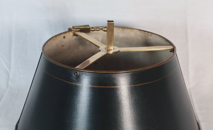 Lampe bouillotte  Eugène Hazart fin du XIXème siècle.