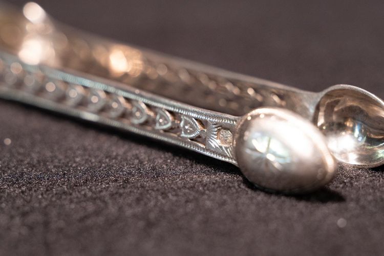Sterling Silver Olive Tongs