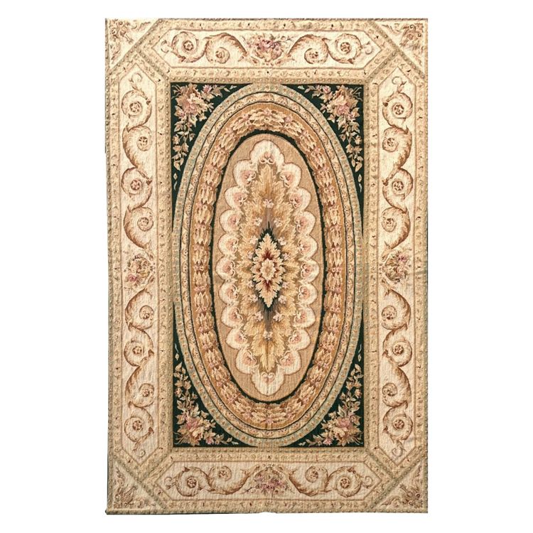 Knotted-stitch carpet from the soap factory